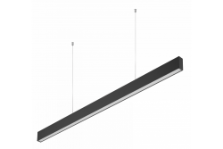 Ozdobna lampa LED wisząca LIVIA 40W 3600lm AC220-240V 50-60Hz 100° RA>80 IP20 AL/PC 4000K 120cm czarna. 1208962913