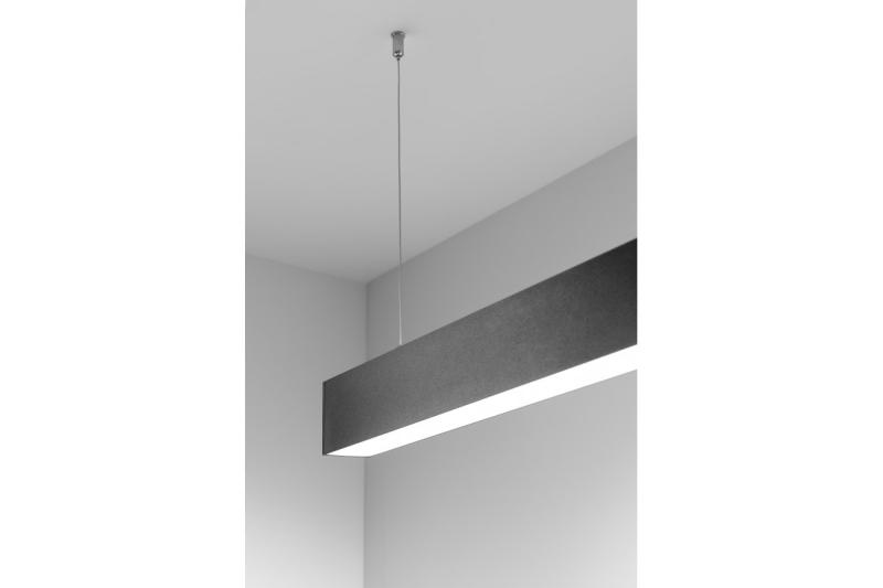 Lineaire LED armatuur LUNA-A 40W 3200lm AC220-240V 50-60Hz 100° RA>80 PF>0,9 AL/PC 4000K 120cm czarny. 1208962939