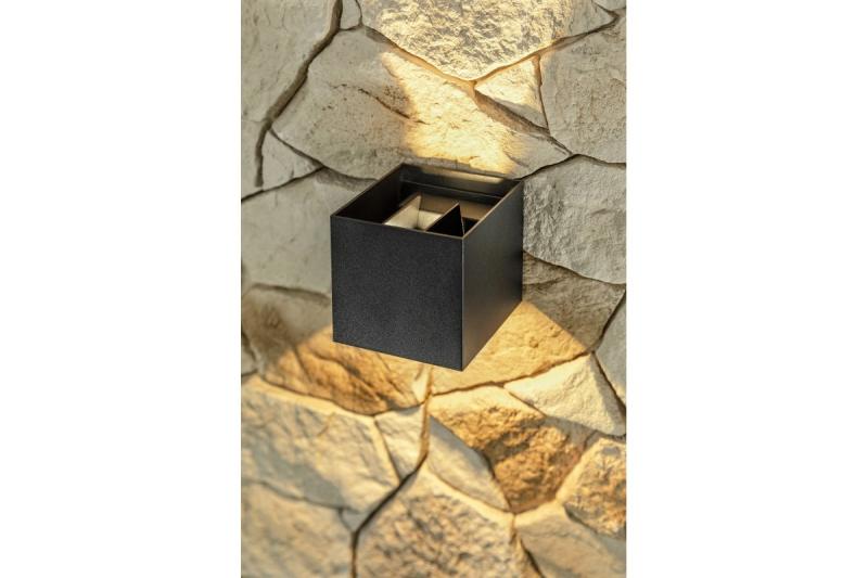 Dekor MISSOURI-K lampa LED 7W 540lm AC220-240V 50/60 Hz PF>0.5 Ra≥80 IP54 IK08 4000K kwadrat czarny. 1208962994