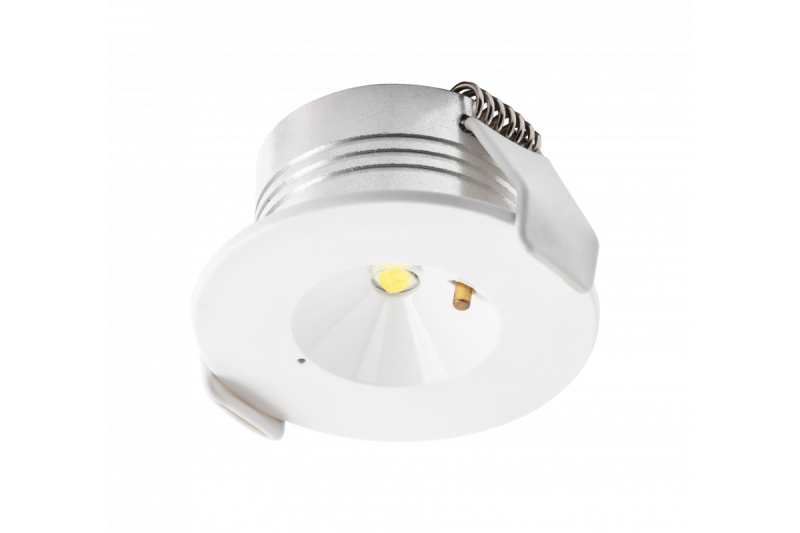 OMAHA-3 lampa awaryjna LED, 3W, 300lm, AC220-240V, 50-60Hz, IP20, 3h, 6400K, jednozadaniowa, PRZYCISK TESTOWY 1208963024