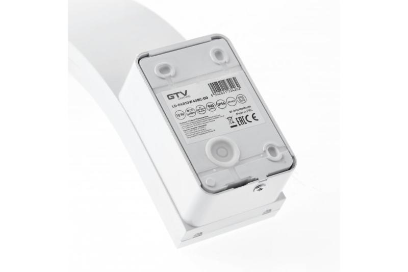 Dekoracyjna lampa PARIS LED 10W 900lm IP54 AC220-240V 50/60Hz 140° 4000K biała. 1208963097