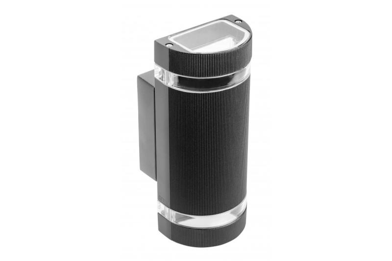 Dekoracyjna oprawa ścienna z dwukierunkowym światłem SILVA GU10 MAX.2x50W IP54 AC220-240V 50/60Hz czarna. 1208963135