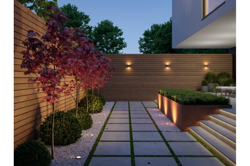 Oświetlenie elewacyjne dwukierunkowe TIAGO KW GU10 MAX.2x35W IP54 AC220-240V 50/60Hz inox. 1208963200