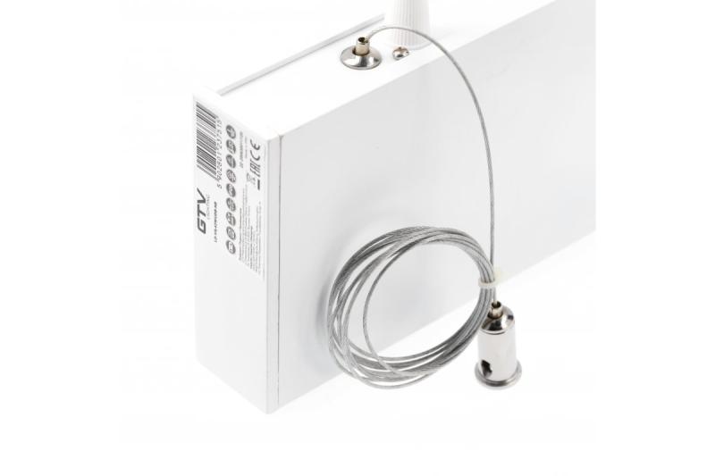 Lampa LED wisząca VILANA 42W (30W+12W) 4000K RA>80 220-240VAC 48/120° UGR<19 120cm biała. 1208963236