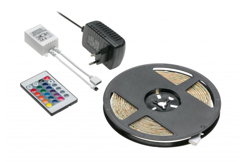 Zestaw Deco RGB LEDStrip 5m 150LED IR Kontroler 1208963293