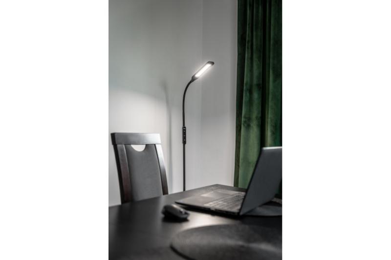 Lampa podłogowa Decor Vasalia 8W 450lm AC220-240V 4-CCT 5-stopniowy ściemniacz timer45' PF>0,5 RA>80 Czarny 1208963348
