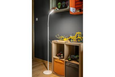 Lampa podłogowa Decor YORK 10W 900lm AC220-240V 3-stopniowa regulacja jasności 3-CCT-pilot PF>0,5 Ra>85 biała 1208963350
