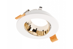 Plafondspot Decor ARIES IP20 φ 90*30mm rond wit/goud 1208963710