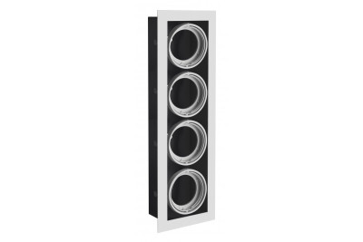 Deco PIREO sufitowa oprawa wpuszczana QUAD RECTANGLE szary/szary 1208963778