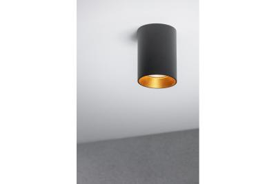 Plafondlamp Decor AERO II aluminium 70x100mm IP20 max. 20W okrągły czarny. 1208963809