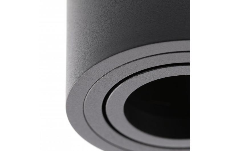 Dekoracyjna oprawa sufitowa AVEIRO DUO aluminium 160x80x85mm IP20 max 20W*2 okrągła czarna. 1208963826