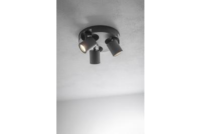 Dekoracyjna oprawa sufitowa BLINK II maks. 250V 50/60 Hz GU10 maks. 20W*3 IP 20 potrójna czarna 1208963848