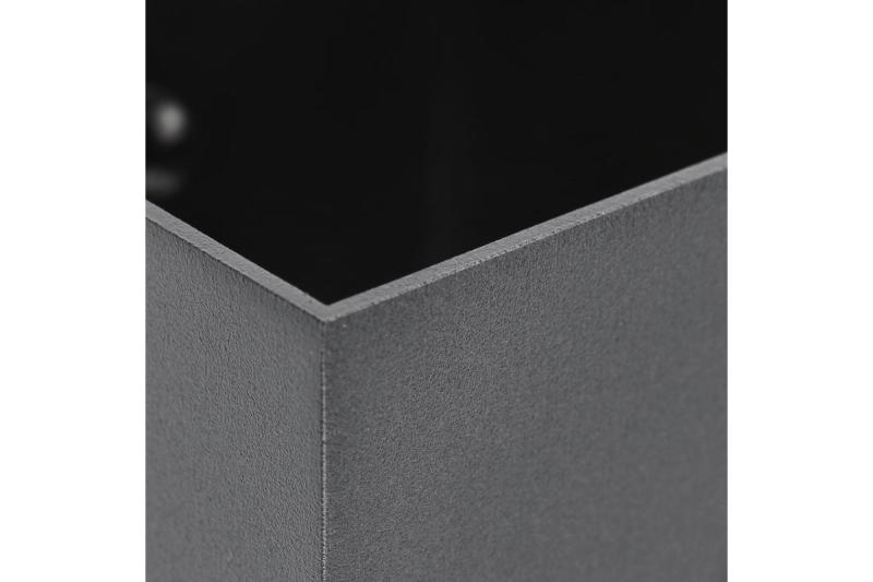 Oprawa ścienna CAMPIONE aluminiowa G9 IP20 maks. 40 W IP20 kwadratowa czarna. 1208963849