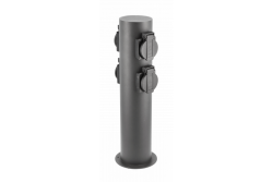 Deco Ogród Słup CORTA-P 36 IP54 AC220-240V 50-60Hz 4*Gniazdo Schuko max. 3500W słup grafitowy. 1208963859