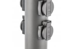 Deco Ogród Słup CORTA-P 36 IP54 AC220-240V 50-60Hz 4*Gniazdo Schuko max. 3500W słup grafitowy. 1208963859