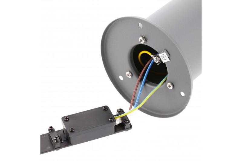 Ozdoba Oświetlenia Ogrodowego CORTA-P 80 E27 MAX.25W IP44 AC220-240V 50-60Hz słupek antracyt. 1208963863