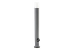 Dekoracyjna lampa ogrodowa CORTA-P 80 E27 MAX.25W IP44 AC220-240V 50-60Hz gniazdko max. 3000W słupek grafitowy. 1208963864
