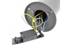 Dekoracyjna lampa ogrodowa CORTA-P 80 E27 MAX.25W IP44 AC220-240V 50-60Hz gniazdko max. 3000W słupek grafitowy. 1208963864