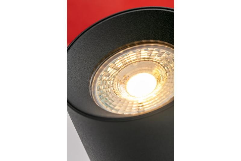 Sufitowa oprawa oświetleniowa FARGO aluminium 70x160mm IP20 max 20W okrągła czarna. 1208963876