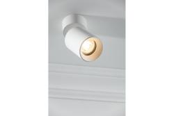 Plafondlamp FARGO 2 aluminium 70x166mm IP20 max 20W rond zwart. 1208963881