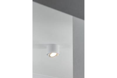Decor ISUMI lampa sufitowa z regulowanym kątem aluminium 130x100 IP20 ES111 GU10 okrągła biała. 1208963895
