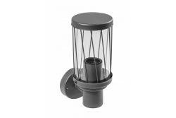 Lampa ogrodowa Decor KERTA-A E27 MAX.12W IP44 AC220-240V 50-60Hz prosta lampa ścienna góra grafit. 1208963906