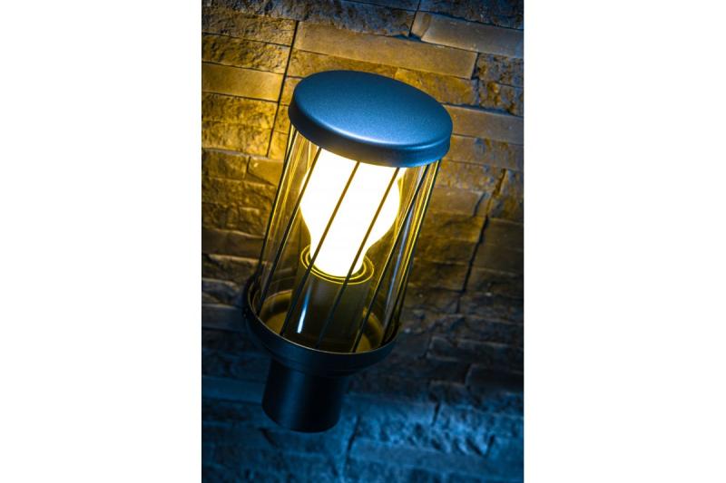 Lampa ogrodowa Decor KERTA-A E27 MAX.12W IP44 AC220-240V 50-60Hz prosta lampa ścienna góra grafit. 1208963906