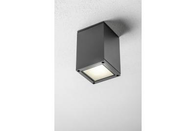 Dekoracyjna oprawa sufitowa LENTO aluminiowa 100x130 IP54 max 35W kwadratowa grafit. 1208963923