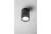 Ceiling luminaire LENTO, alum, 100x130, IP54, MAX.35W, round, graphite