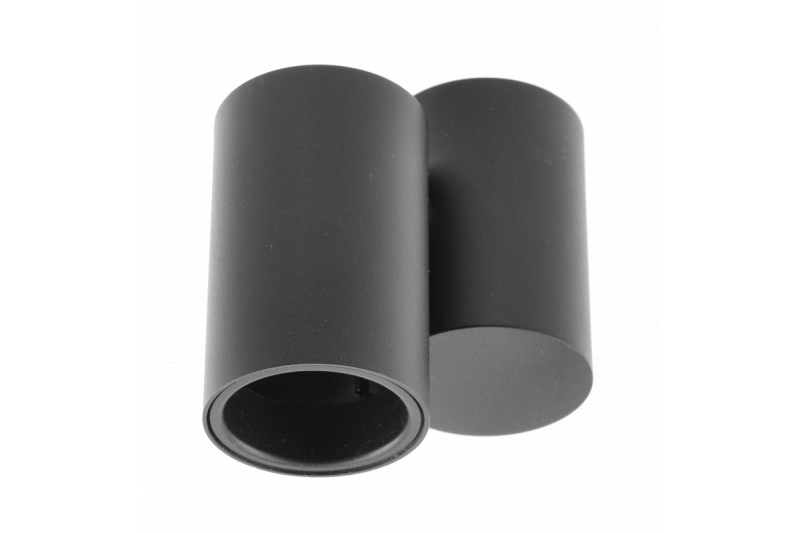 Dekoracyjna oprawa sufitowa LUPO aluminium 11.6x5.6x11.5 IP20 1*GU10 max. 50W okrągła czarna. 1208963928