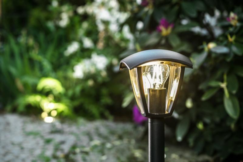 Dekoracyjna lampa ogrodowa MARINA-P E27 MAX. 20W IP54 AC220-240V 50-60Hz słupek czarny 1208963931