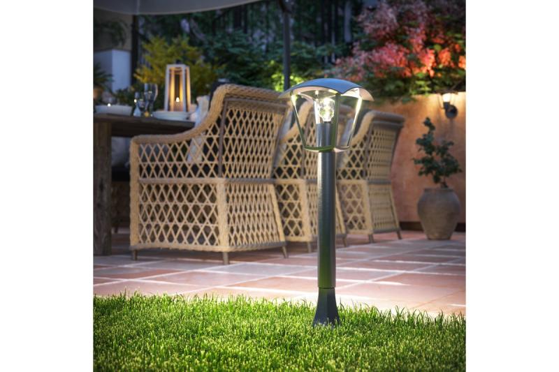 Dekoracyjna lampa ogrodowa MARINA-P E27 MAX. 20W IP54 AC220-240V 50-60Hz słupek czarny 1208963931