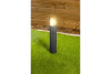 Garden luminaire MEDIO-P 50 PIR,E27, MAX.15W,IP54,AC220-240V,50-60Hz,post,graphite