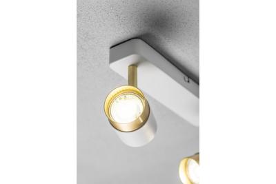 Oświetlenie sufitowe ORIO aluminium 24.0x5.5x14.0 IP20 2*GU10 max. 50W okrągłe białe. 1208963964