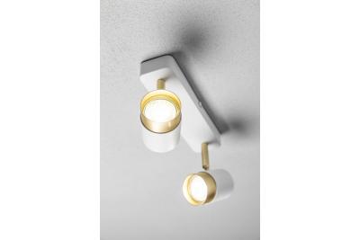 Oświetlenie sufitowe ORIO aluminium 24.0x5.5x14.0 IP20 2*GU10 max. 50W okrągłe białe. 1208963964