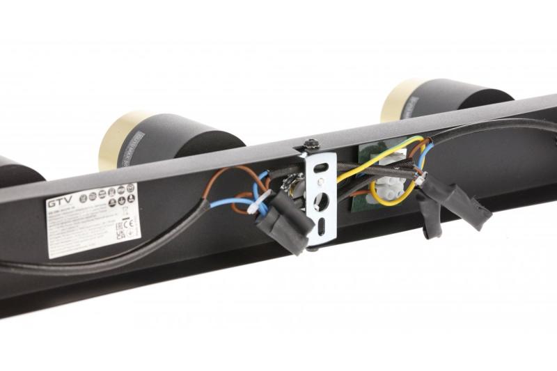 Dekoracyjna oprawa sufitowa ORIO aluminiowa 43,0x5,5x14,0 IP20 3*GU10 maks. 50W okrągła czarna. 1208963967