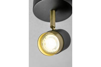 Dekoracyjna oprawa sufitowa ORIO aluminium 11,6x5,6x11,5 IP20 1*GU10 max. 50W okrągła czarna. 1208963969