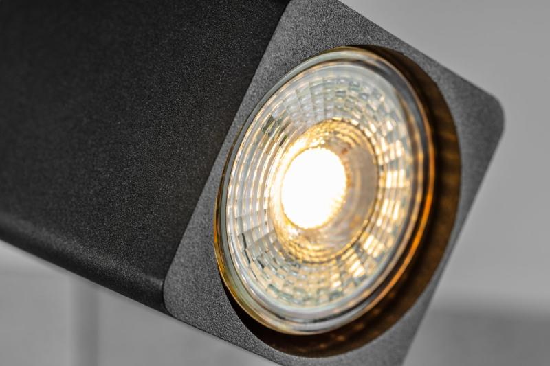 Oprawa sufitowa Decor RENO aluminium IP20 max. 20W*2 podwójna kwadratowa czarna. 1208963980