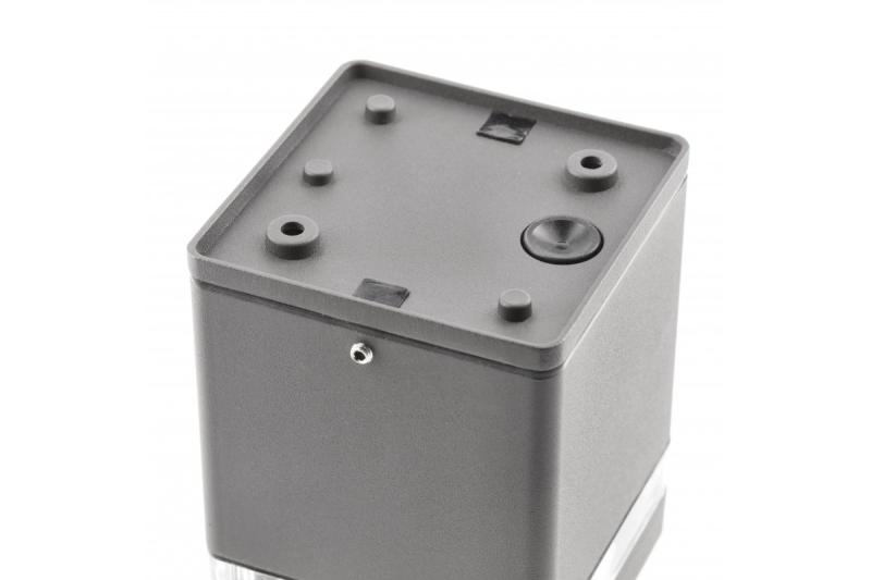 Oświetlenie sufitowe Decor RIVEN alum 102x120 IP54 max 35W kwadrat grafit. 1208963983