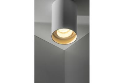 Dekoracyjna oprawa sufitowa RESTO PC φ80x125mm IP20 max 20W okrągła biała. 1208963986