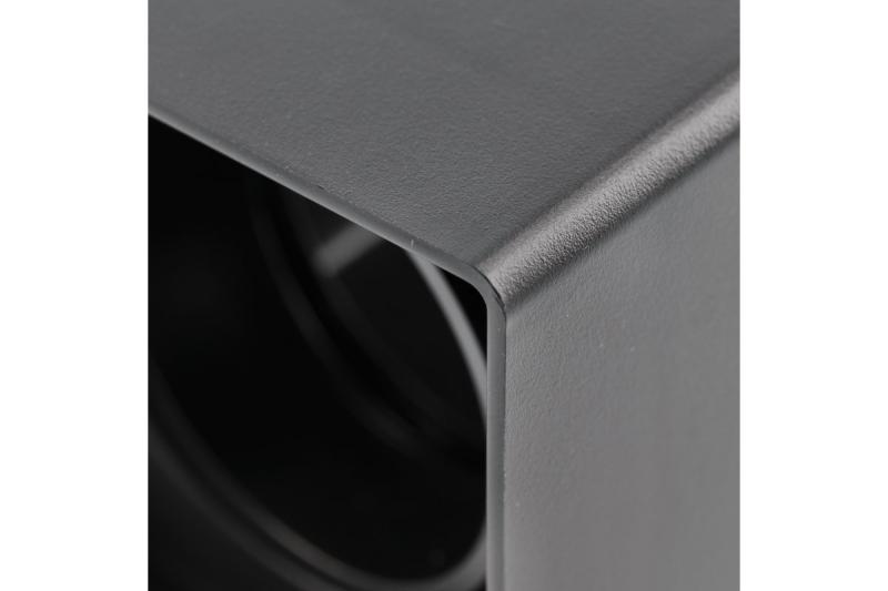 Oświetlenie sufitowe RESTO PC 80x80x125mm IP20 max 20W kwadratowy czarny. 1208963987