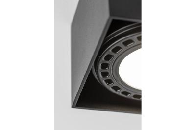 Dekoracyjna oprawa sufitowa SAKURA alum. 120x120x85 IP20 ES111 GU10 kwadratowa czarna 1208963991