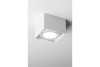 Ceiling fixture SAKURA,alum.,120x120x85,IP20,ES111,GU10,square,white