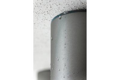 Dekoracyjna lampa sufitowa SENSA AQUA aluminiowa 85x115 IP54 max 50W okrągła szara. 1208964008