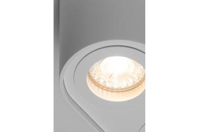 Plafondlamp armatuur SENSO DUO alum 83x165x110 IP20 MAX 50W okrągła biała. 1208964010