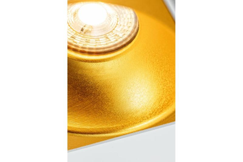 Dekoracyjna oprawa sufitowa TENSA alum. 90x90x140 IP20 GU10 kwadratowa biała. 1208964021