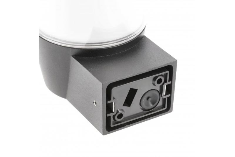 Dekoracyjne oświetlenie ogrodowe TORA-AU E27 MAX.15W IP54 AC220-240V 50-60Hz lampa ścienna czarna 1208964023