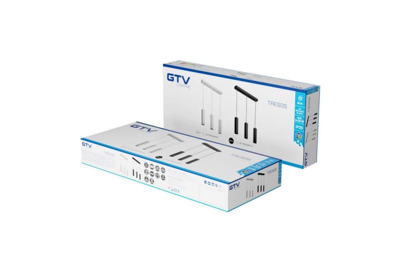 Dekor TRESOS lampa wisząca 3xGU10 aluminium IP20 maks. 3x20W biały 1208964029