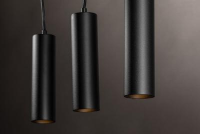 Dekoracyjna lampa wisząca TRESOS II 3xGU10 aluminium IP20 max. 3x20W czarna. 1208964030