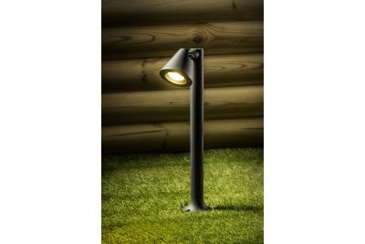 Ozdobne oświetlenie ogrodowe LUSTINO-P 50 GU10 MAX.20W IP44 AC220-240V 50-60Hz słupek montażowy grafit. 1208964033